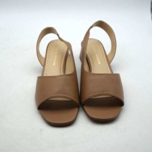 NEW Adrienne Vittadini Women's 8 Adino Slingback Sandal Tan Brown - Picture 6 of 10